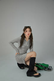 Chuu Hooded Mini Dress