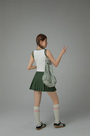 Size Doesnt Matter Printed Sleeveless Top