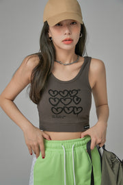 I Can Love You Sleeveless Crop Top