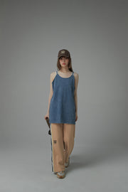 Size Doesnt Matter Straps Loose Fit Sleeveless Top