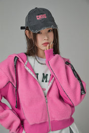 Miss Sporty Cropped Hoodie