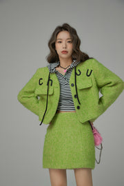 Sweet Chuu Girl Tweed Jacket