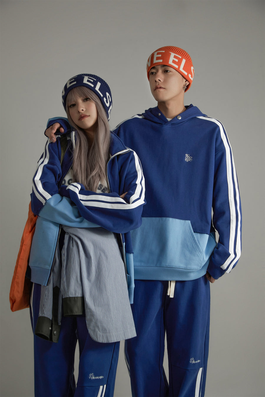 CHUU Color Matching Oversize Hoodie