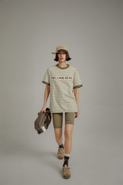 Line Point Biker Shorts
