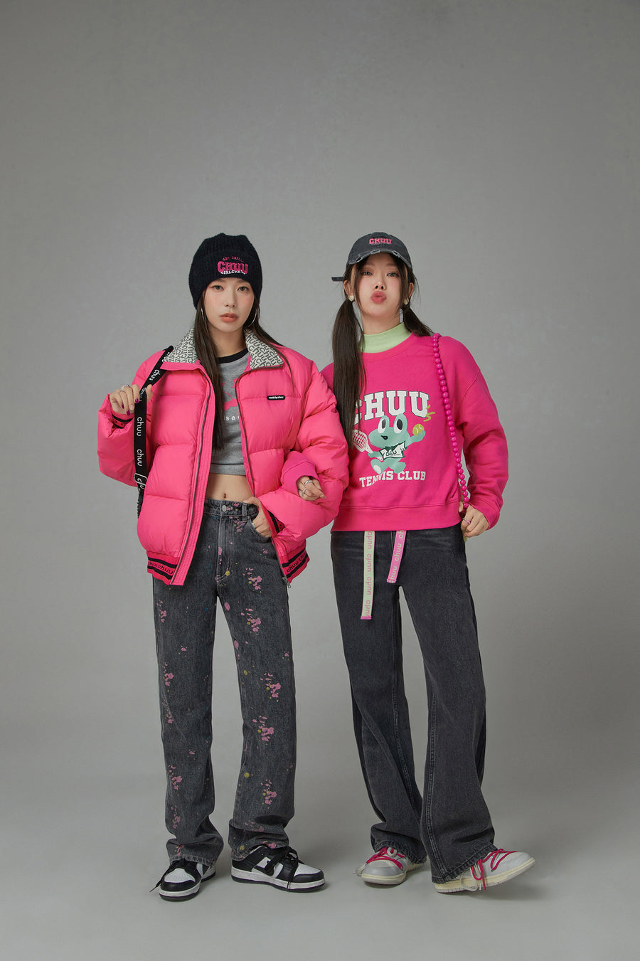 CHUU Tennis Frog Loose Fit Sweatshirt