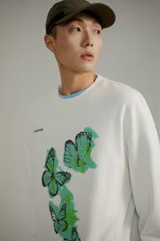 Butterflies Oversized Sweatshirt