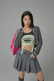 Size Doesnt Matter Sleeveless Crop Top