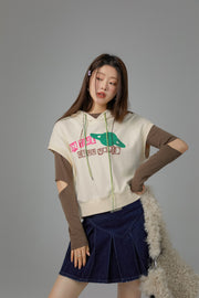 Chuu World Vest Hoodie