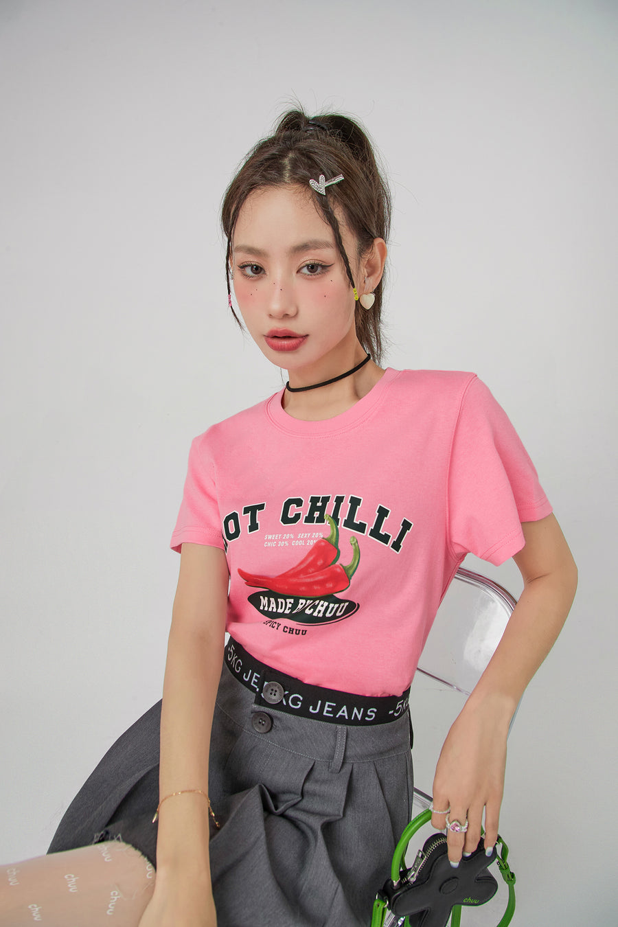 CHUU Hot Chilli Loosefit T-Shirt