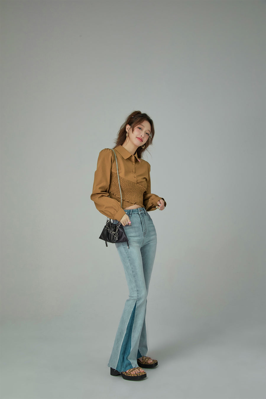 CHUU Diva Slim Bootcut Jeans