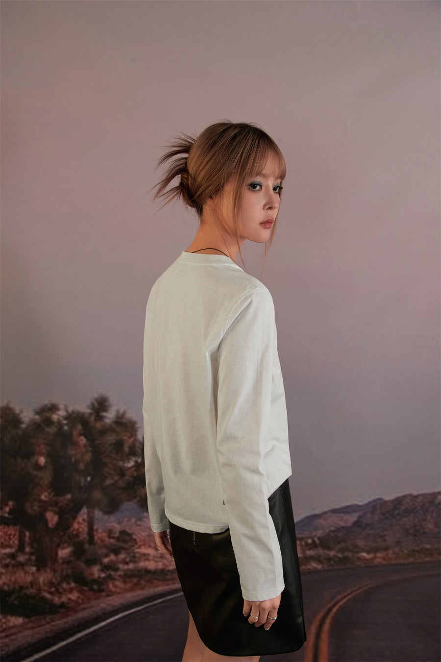 CHUU Basic Vintage Long-Sleeved Top