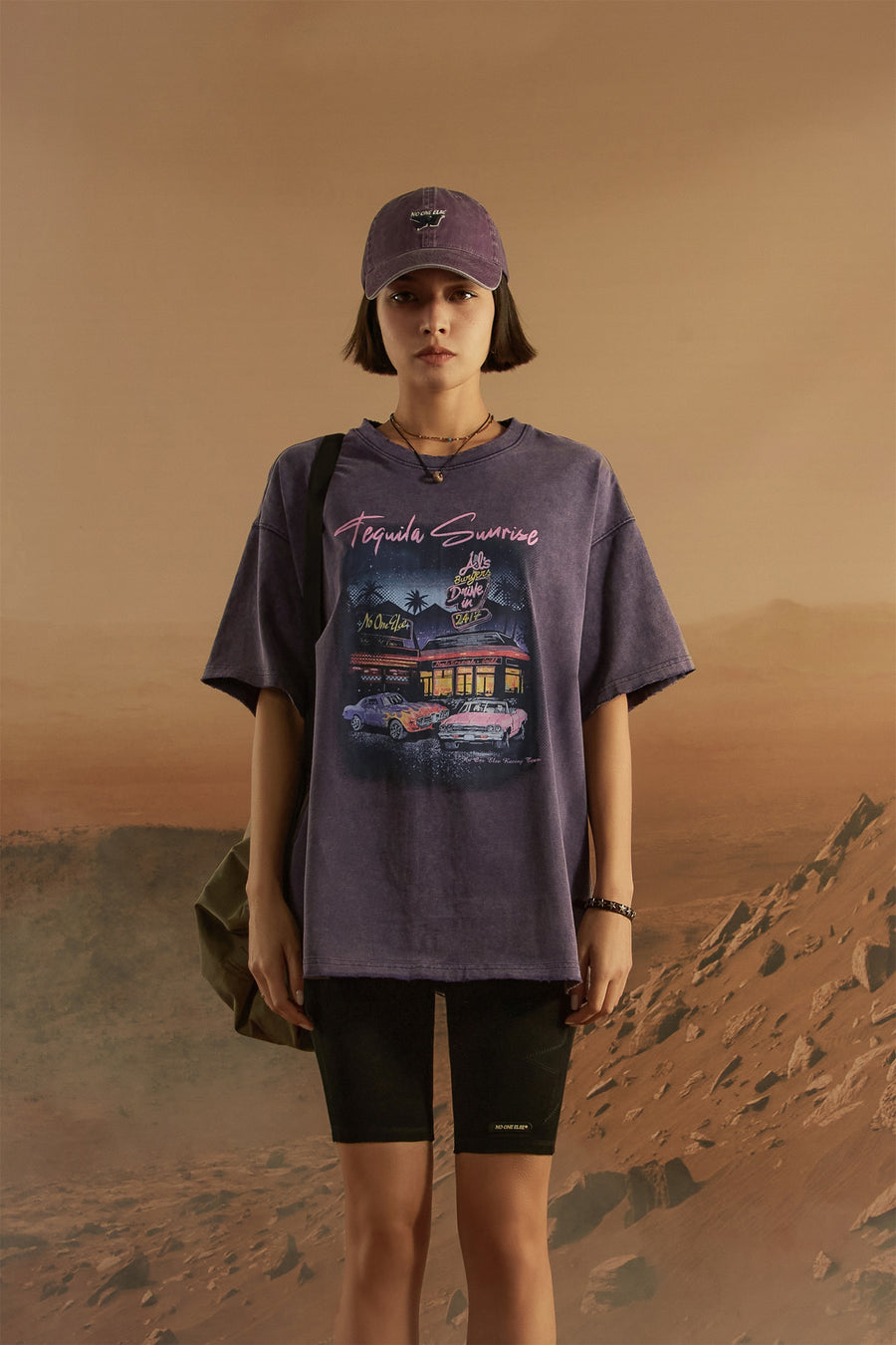 CHUU Tequila Sunrise Loose Fit T-Shirt