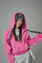 Miss Sporty Cropped Hoodie