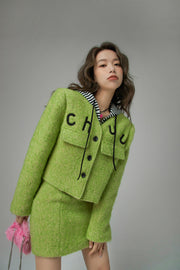 Sweet Chuu Girl Tweed Jacket