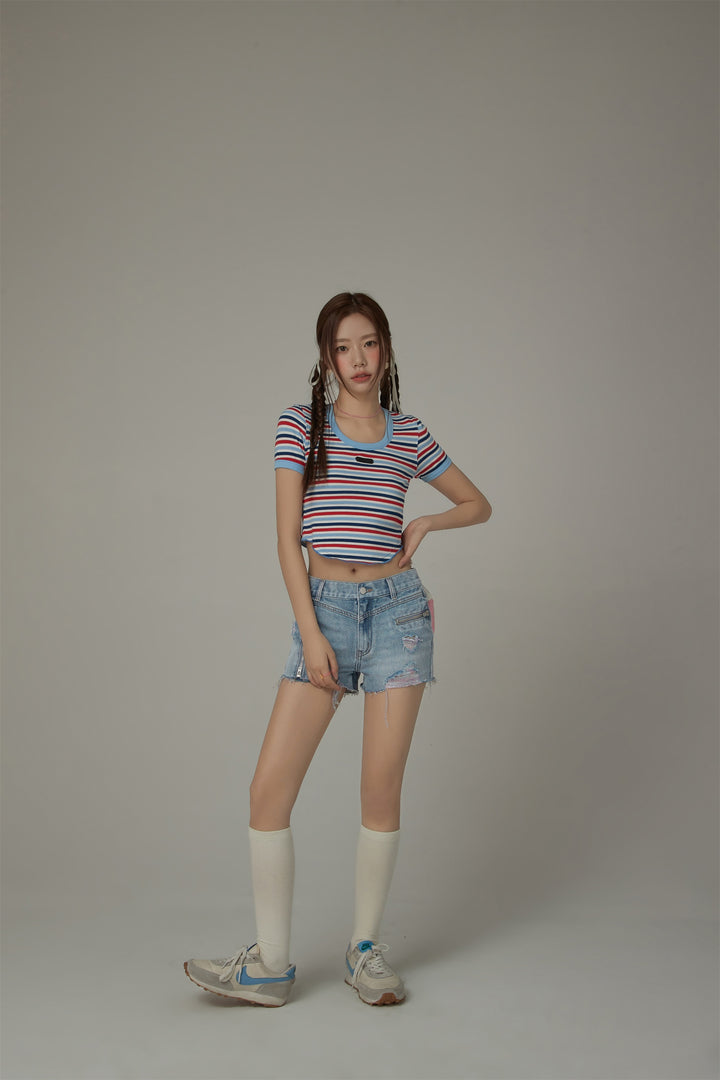 Color Stripe T-Shirt