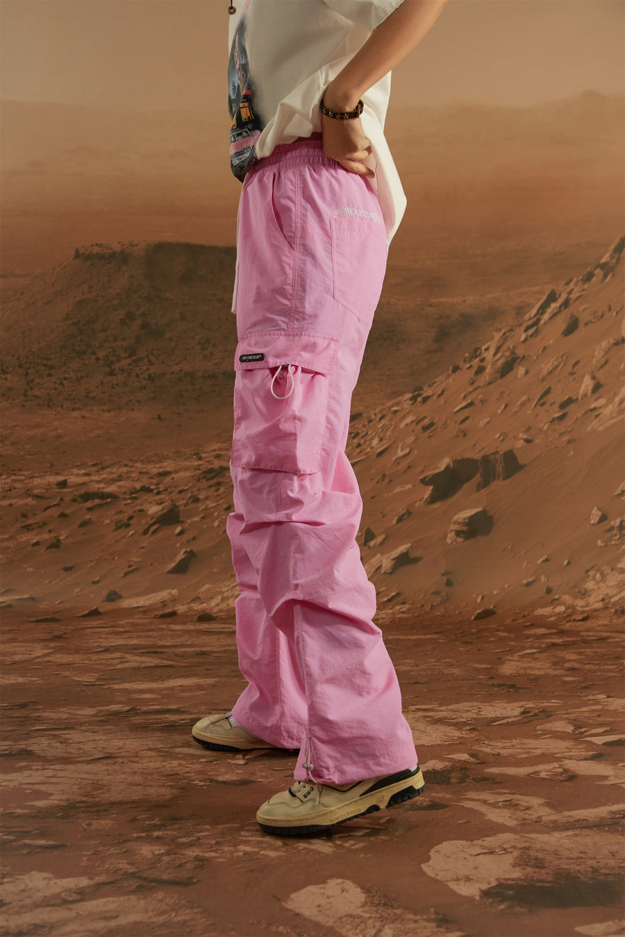 CHUU Cargo String Banding Pants