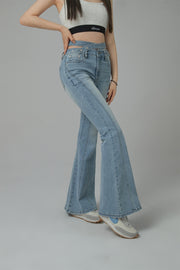 Just A Lullaby Fashion High-Waist Bootcut Jeans