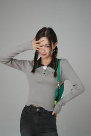 Go To Galleries Polo Knit Top