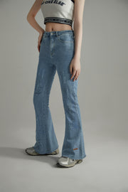 Slim Bootcut Denim Jeans