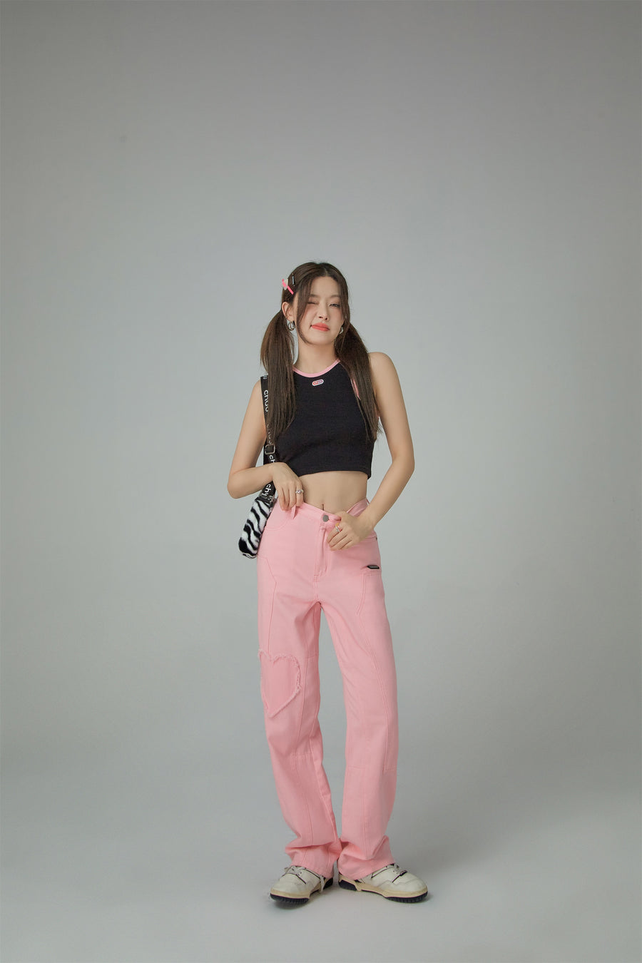 CHUU Sporty Princess Slim Crop Top