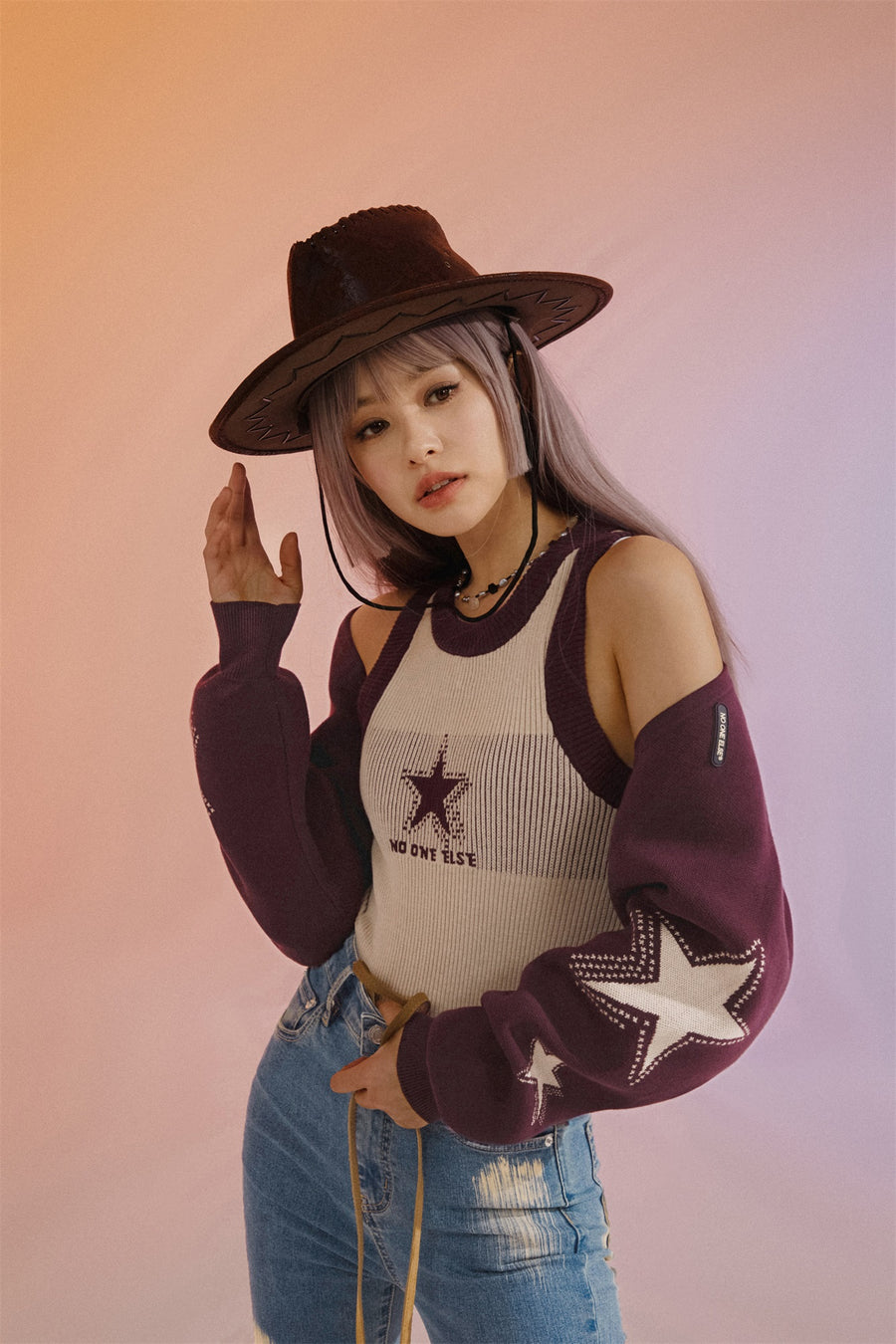 CHUU You Are My Star Bolero Cardigan