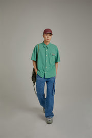 Embroidered Pocket Shirt