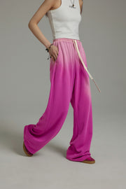 Vintage Gradient Wide Jogger Pants