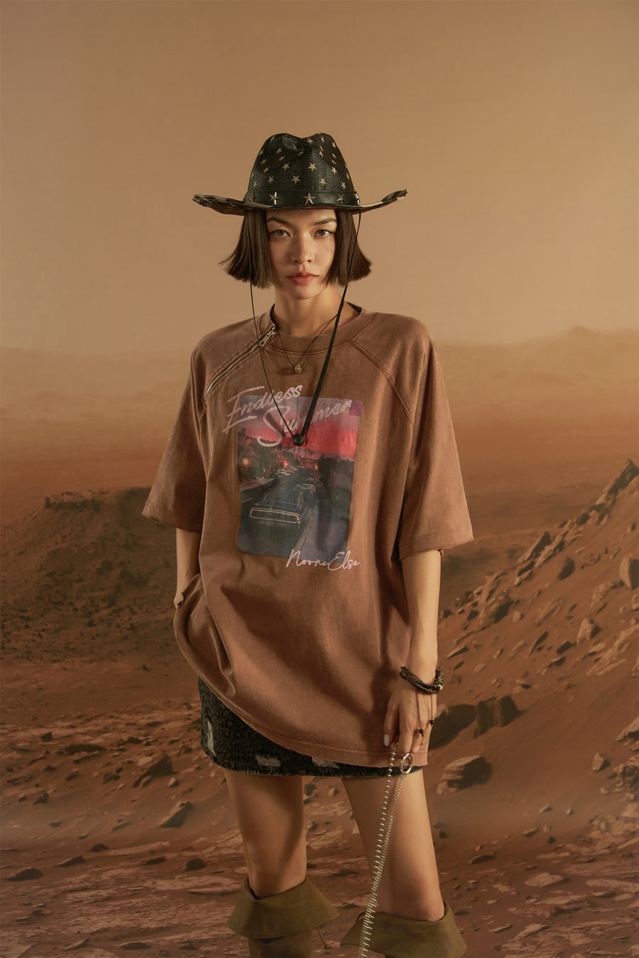 CHUU Raglan Endless Summer Loose Fit T-Shirt