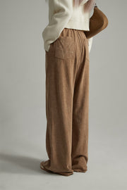 Waist String Wide Jogger Pants