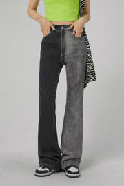 Wandering Around Bootcut Denim Pants