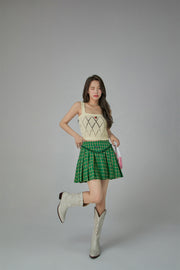 Made By Chuu Check Tennis Skirt