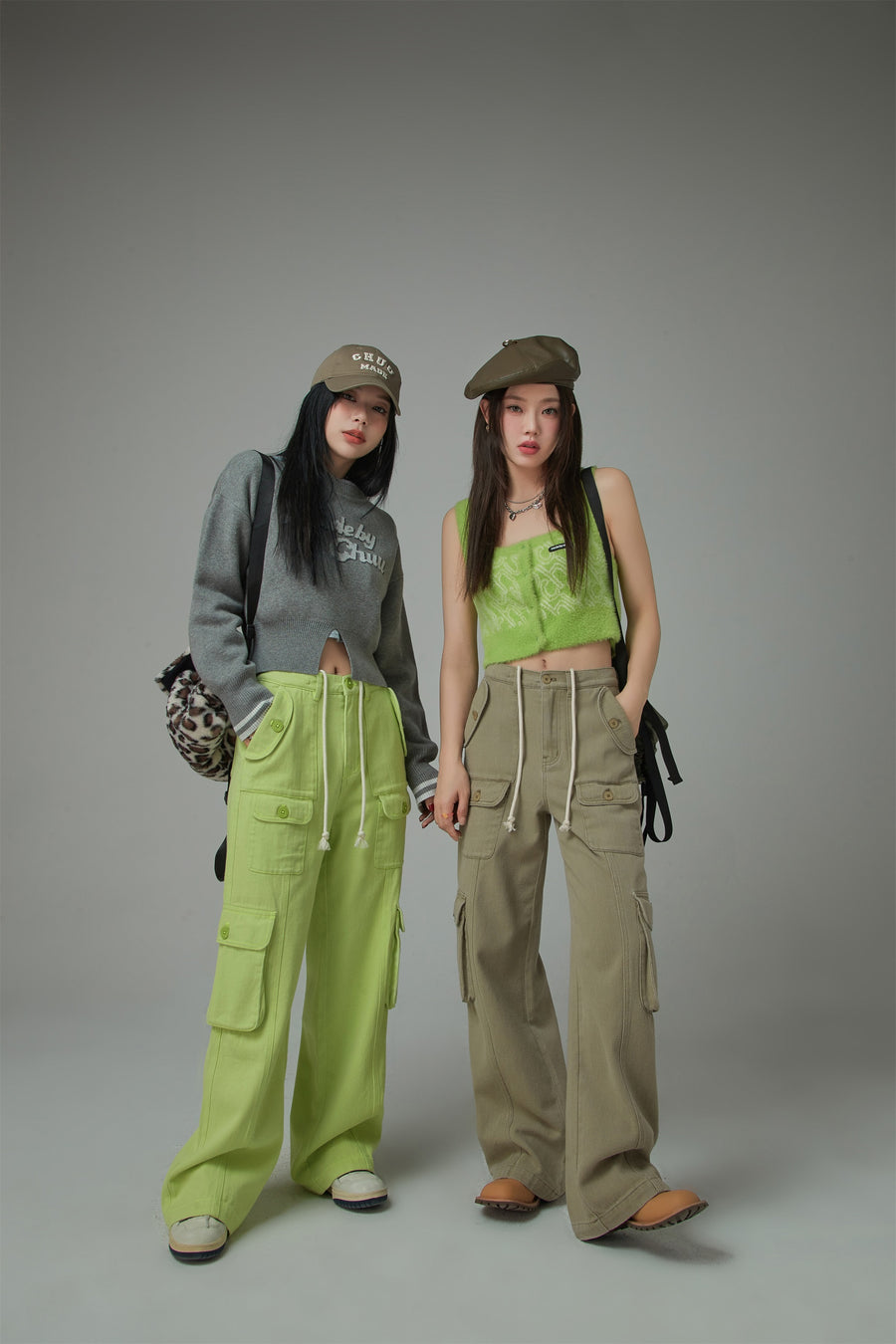 CHUU I Spy High-Waisted Cargo Pants