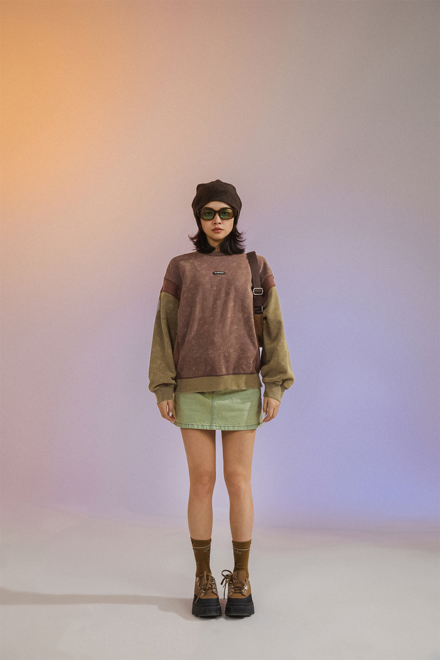 CHUU Vintage Color Sweatshirt