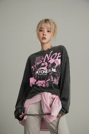 Printed Long Sleeve T-Shirt