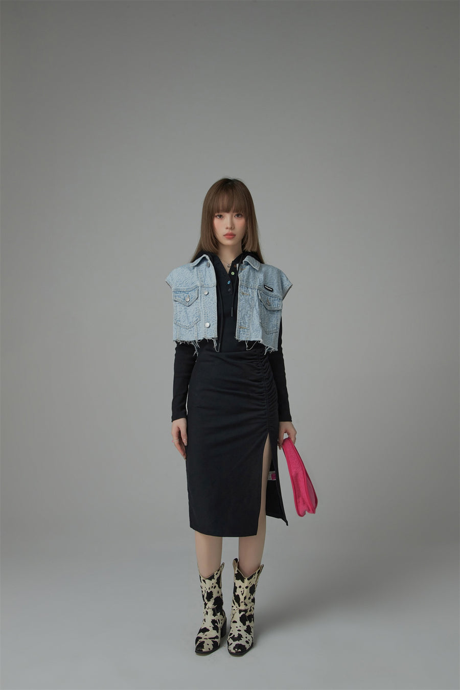 CHUU Loose Fit Denim Vest