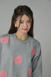 In The Crowd Heart Sweatshirt