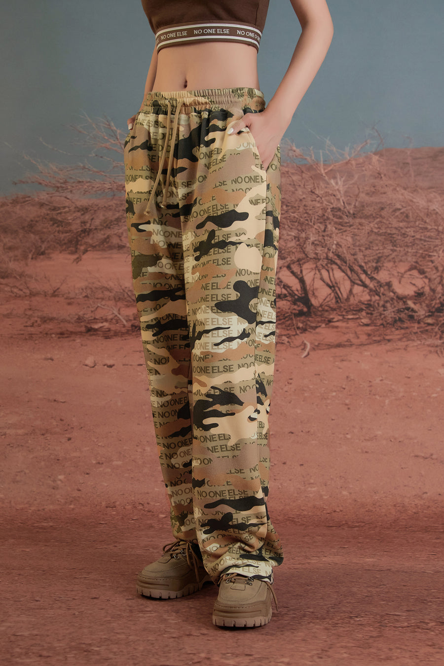 CHUU Camouflage Jogger Pants