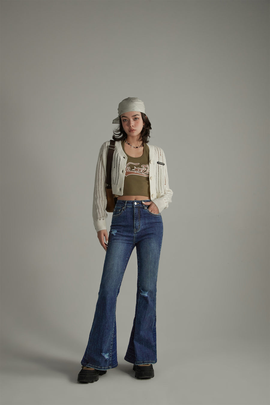 CHUU Slim Bootcut Denim Jeans