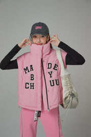 Made By Chuu Embroidered Wide Vest