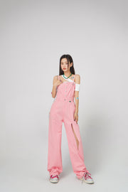 Slit Wide Jumpsuit