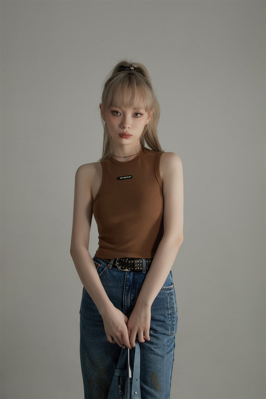 CHUU Basic Unbalanced Top