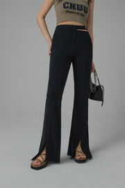 Split Slim Pants