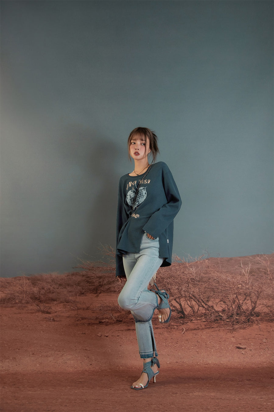 CHUU Goodbye Disco Long Sleeve T-shirt