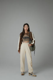 Diagonal Bolero Sweatshirt