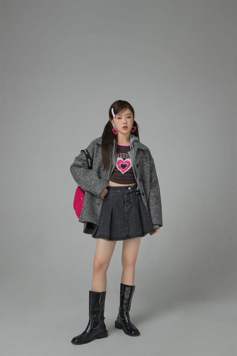 CHUU London Vibes Loose-Fitting Short Coat