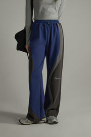 Color Matching Waves Jogger Pants