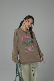 Pearl Mansion Loose Fit Long Sleeve T-Shirt