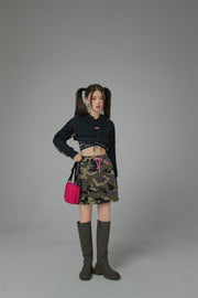 Make No Mistakes Hot Girl Camouflage Skirt