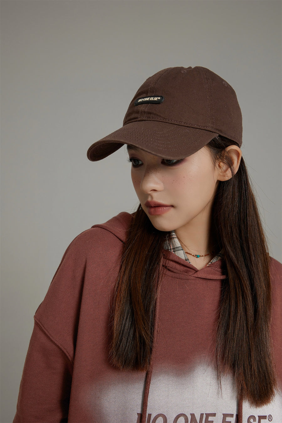 CHUU Simple Vintage Color Ball Cap Hat