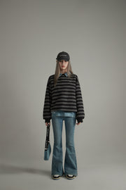 Striped Loose-Fit Sweatshirt